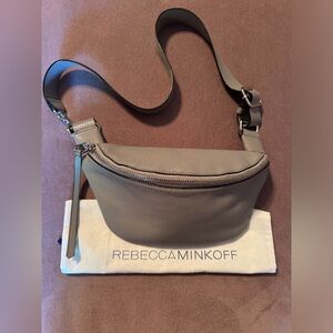 Rebecca Minkoff Bree (Full Size) Grey Crossbody Belt Bag